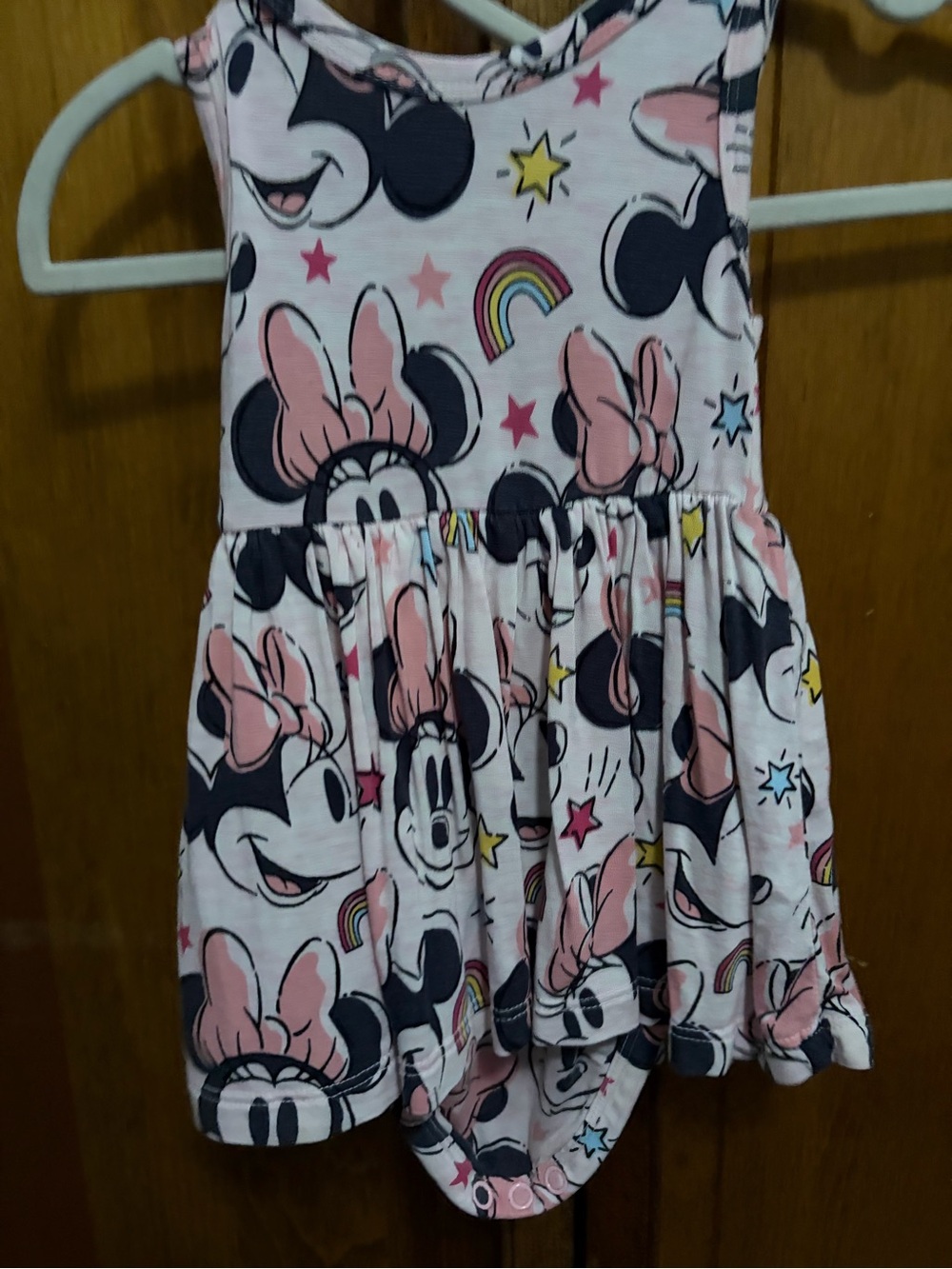 Little Sleepies Minnie Forever 3-6 months flutter dress - Picture 3 of 5